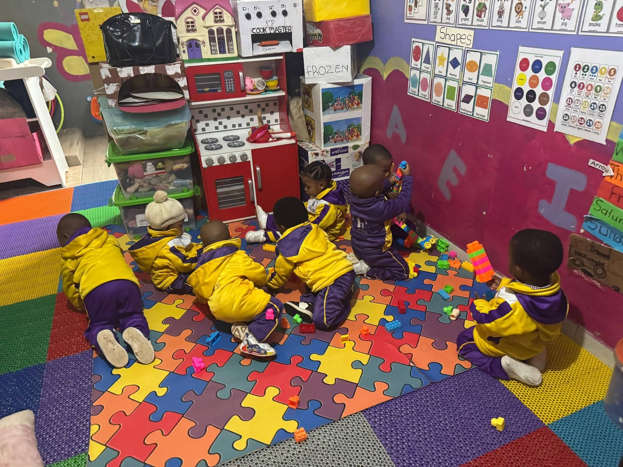 Children learning practical life skills