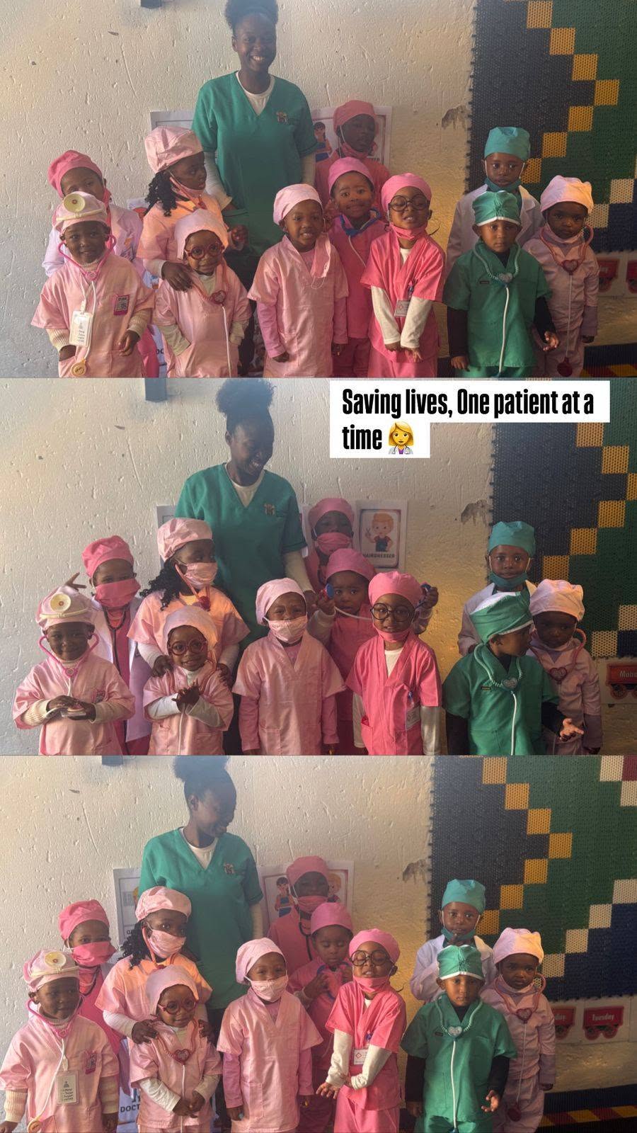 Reyahola learners celebrating Career Day